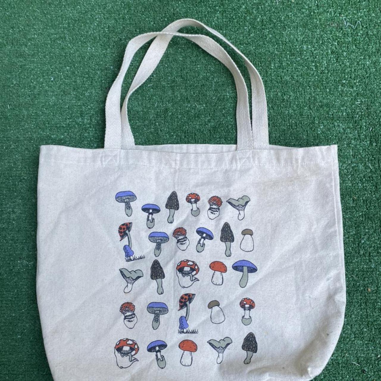 Very cute mushroom tote bag that can be used to... - Depop