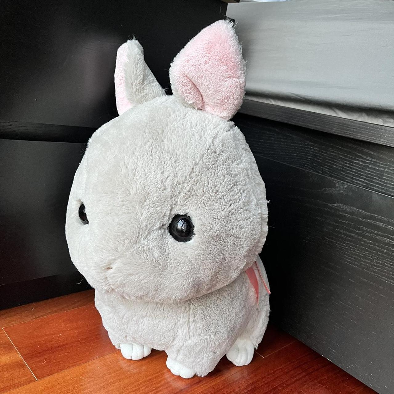 Large bunny plushie Big head, small body plushie... Depop