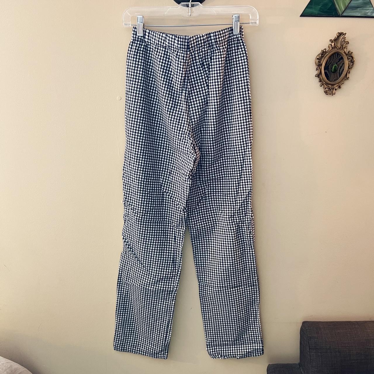 thrifted john galt super high waisted gingham... - Depop