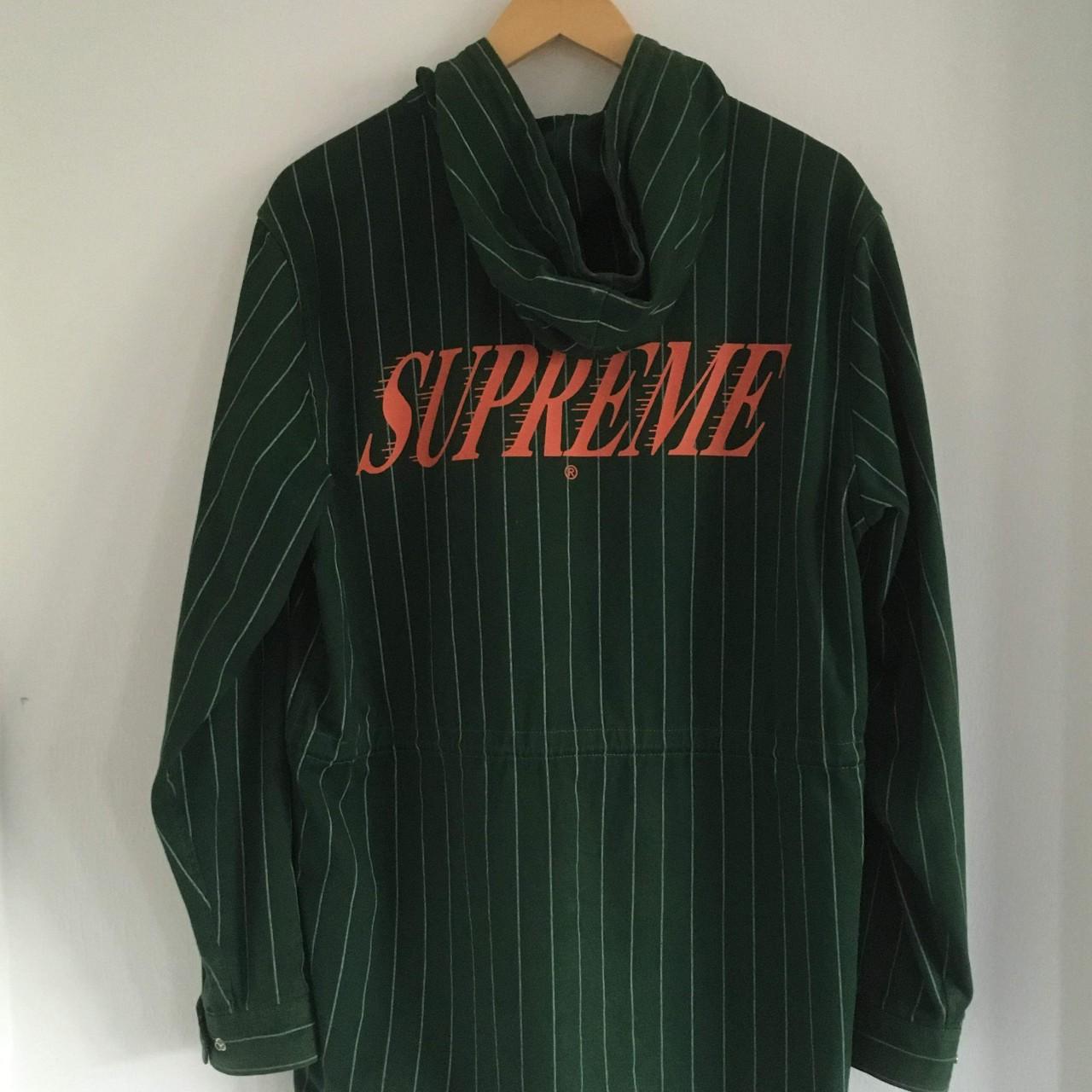 Supreme Pinstripe Twill Parka F/W...