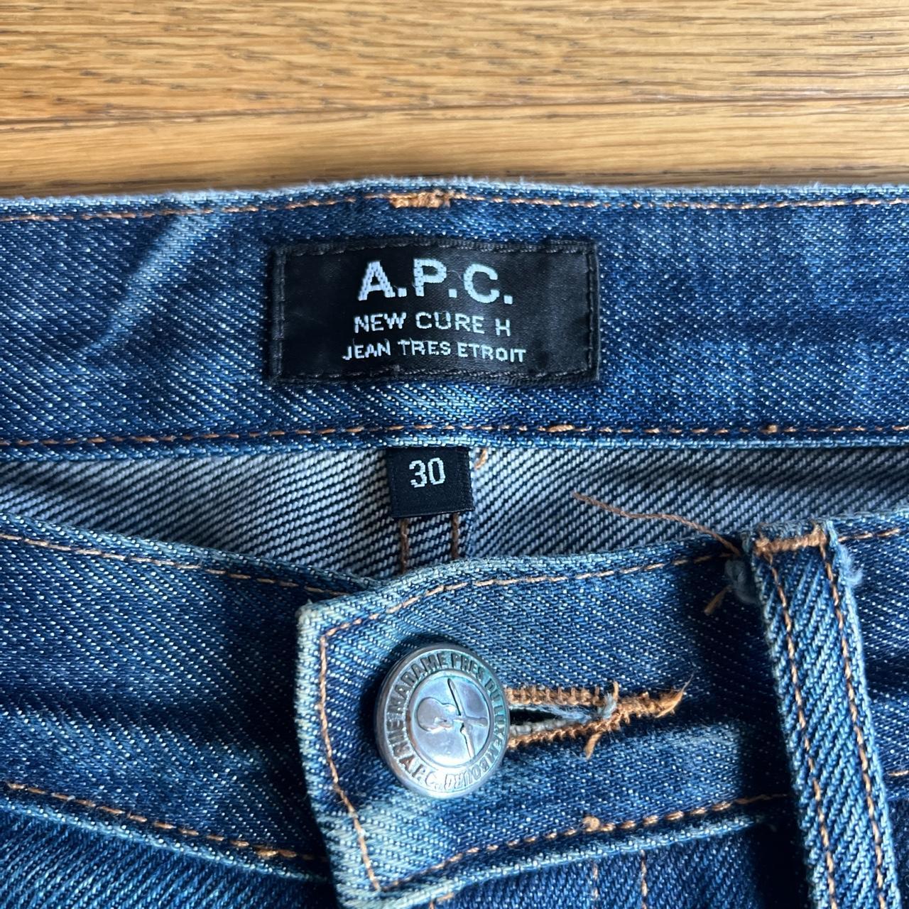 APC New Cure H Distressed Jeans Size 30 Jeans Tres... Depop