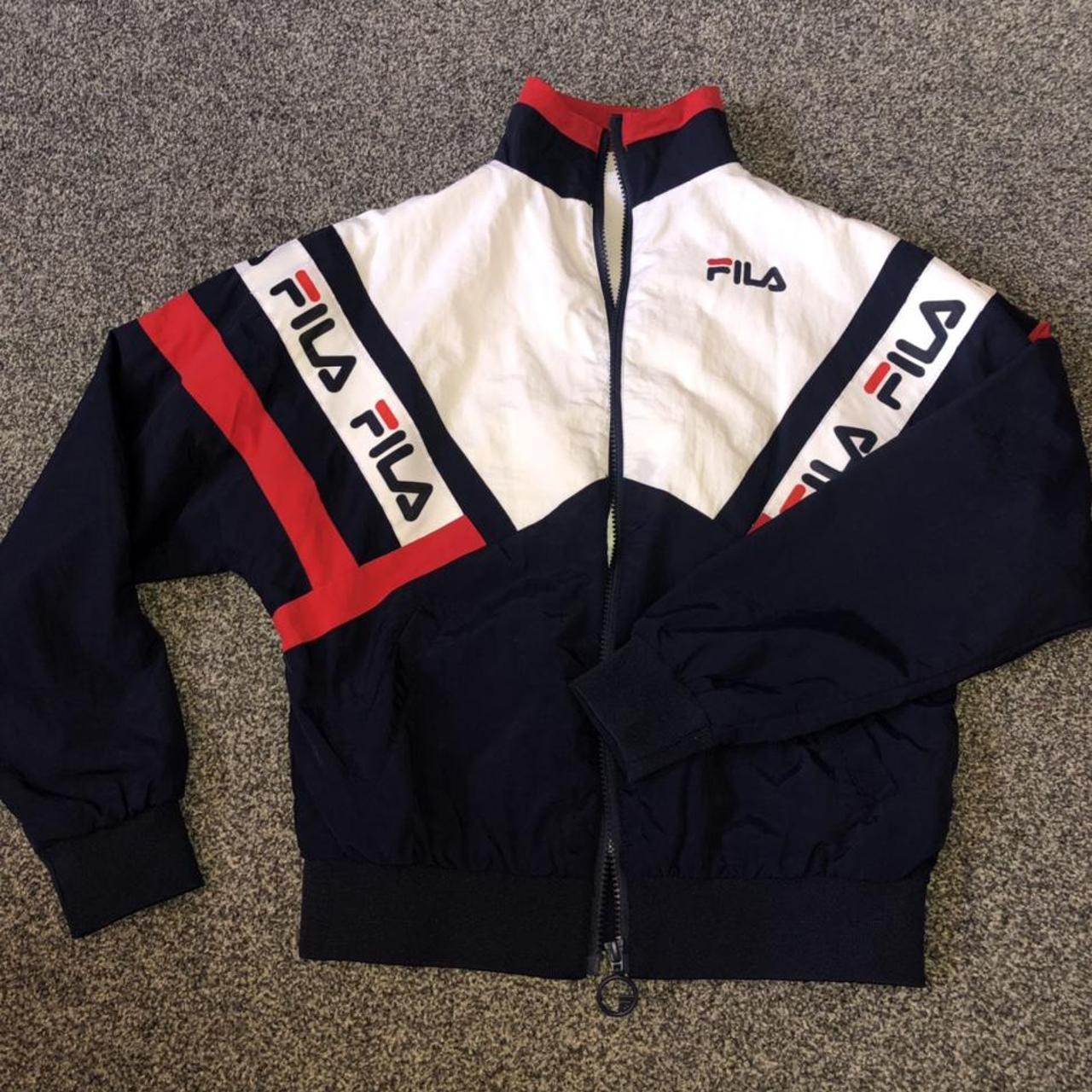 Fila windbreaker jacket Excellent condition From jd,... - Depop