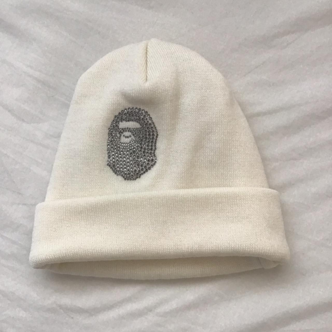 bape swarovski beanie