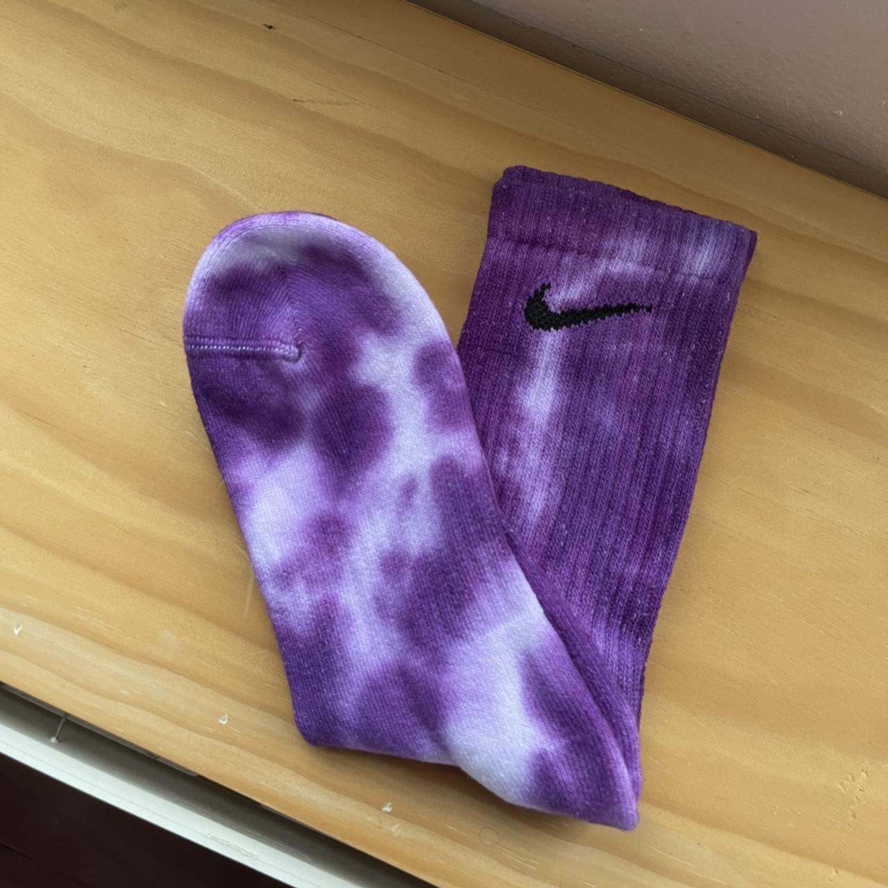 customized-nike-everyday-socks-1-pair-purple-color-depop