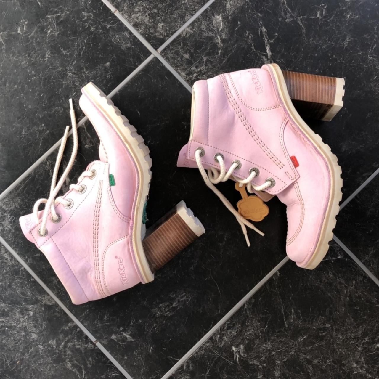 Baby pink kickers Super cute kicker booties