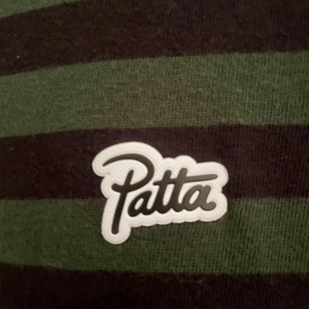 Patta Men's Green and Black T-shirt (3)