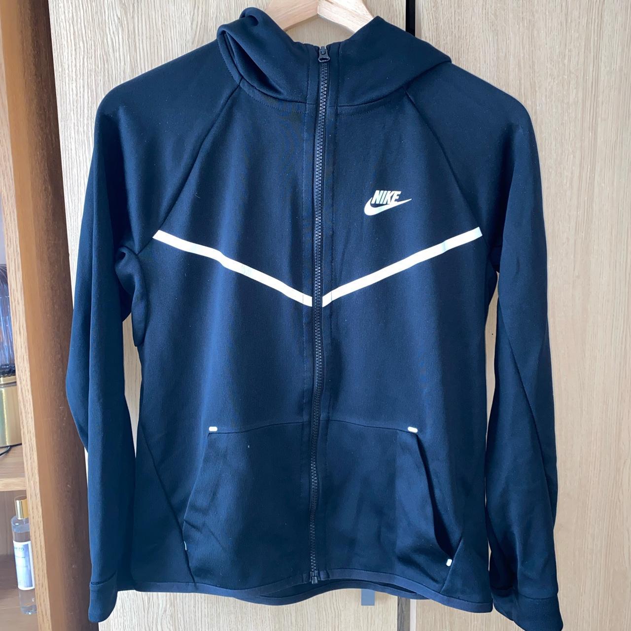 mens black nike zip up jacket