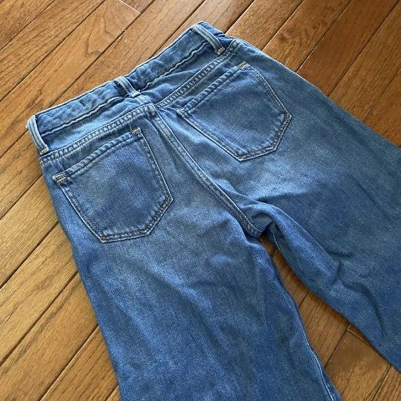 GAP ~ girls Wide Leg High Rise cropped jeans ~ size... - Depop