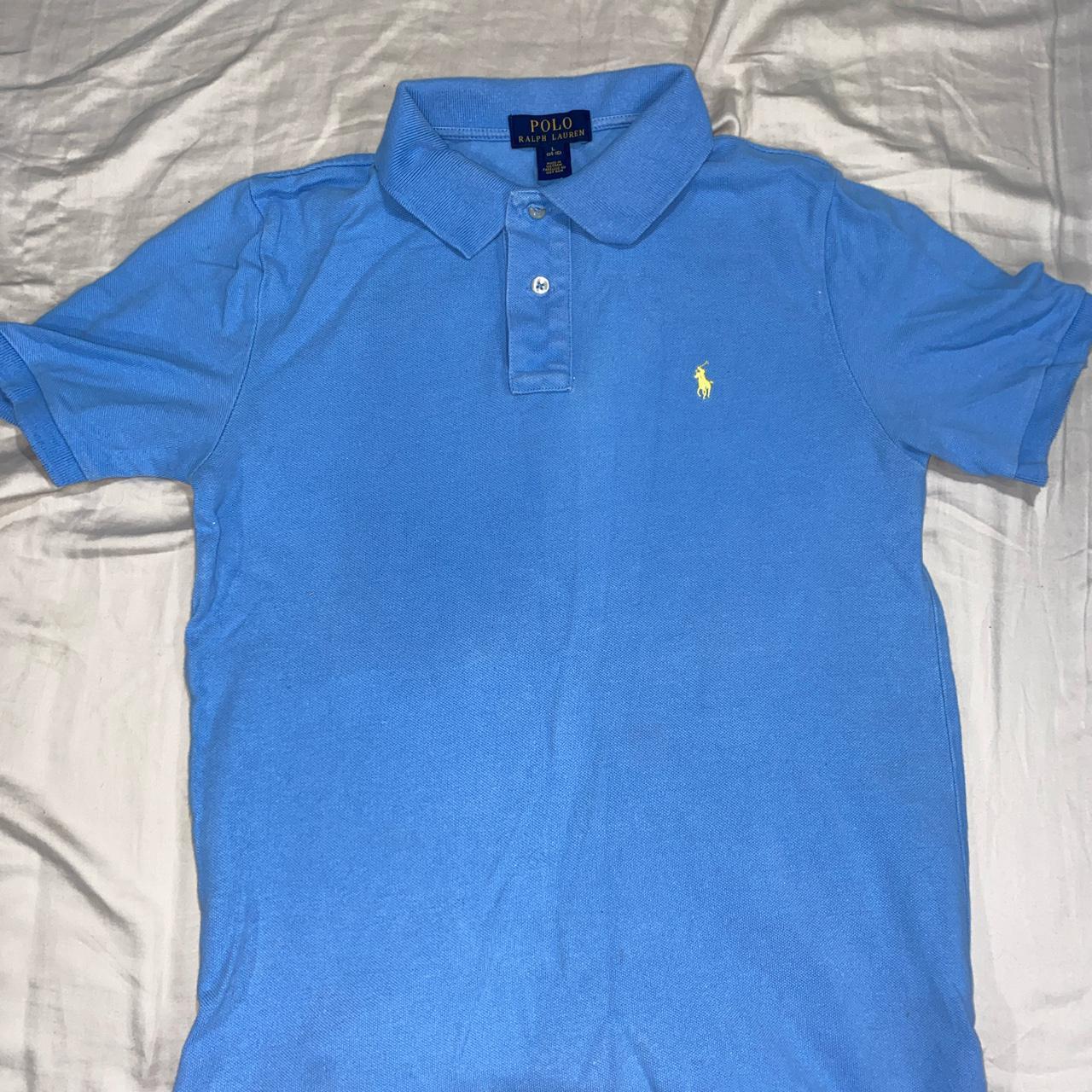 Ralph Lauren Men's Blue and Yellow | Depop