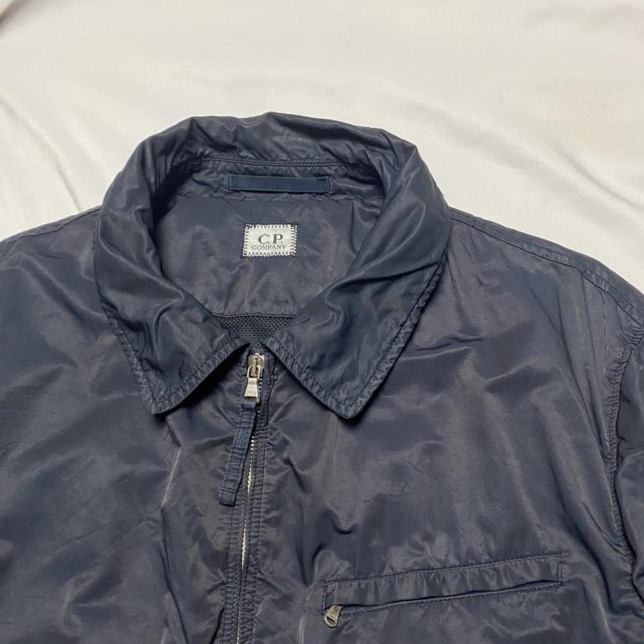 Vintage CP Company Overshirt Gorgeous Navy Blue... - Depop