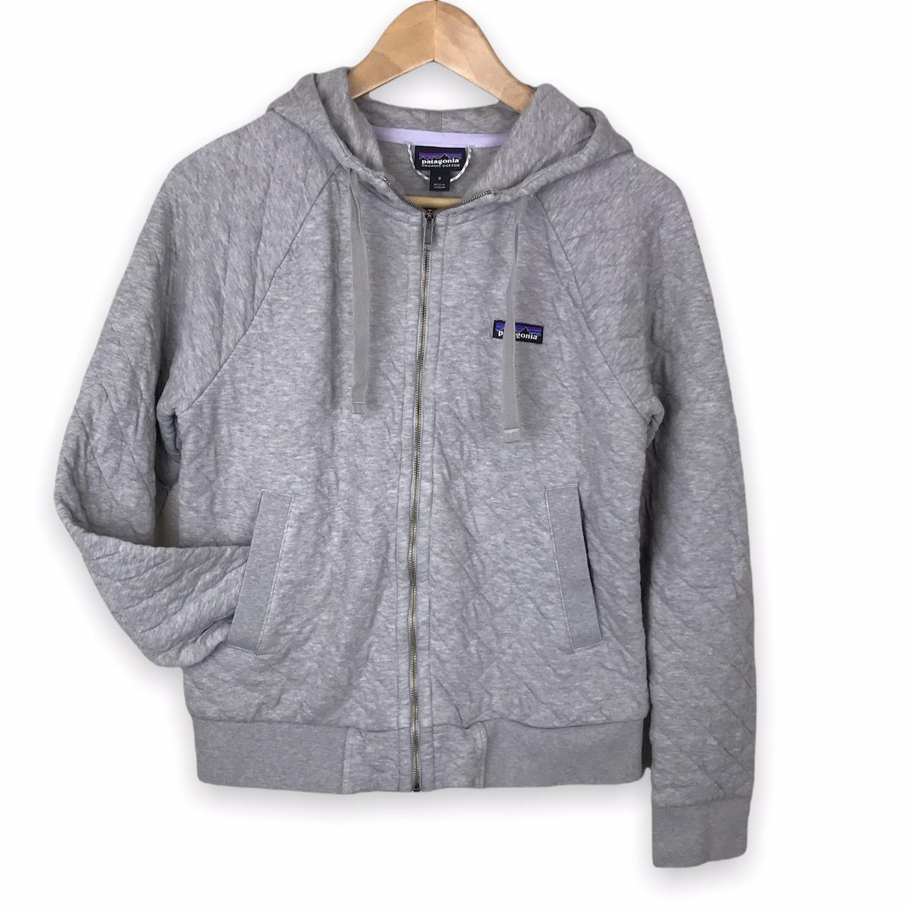 patagonia women's organic cotton quilt hoody