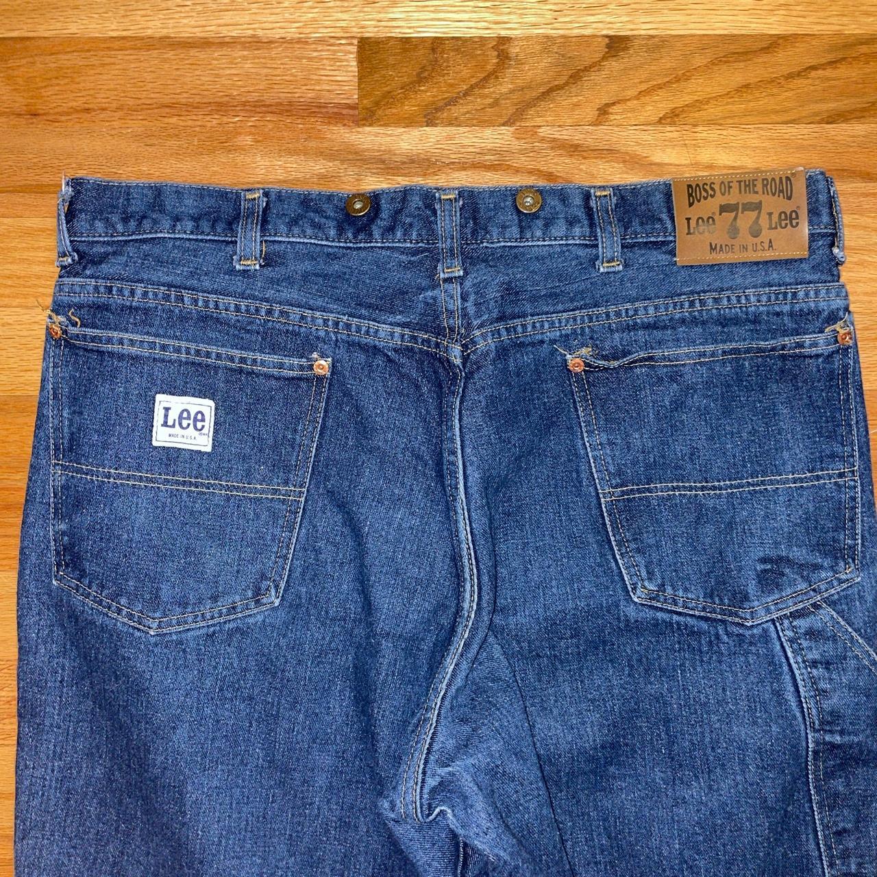 Vintage Lee Boss of the Road jeans Carpenter pants... - Depop