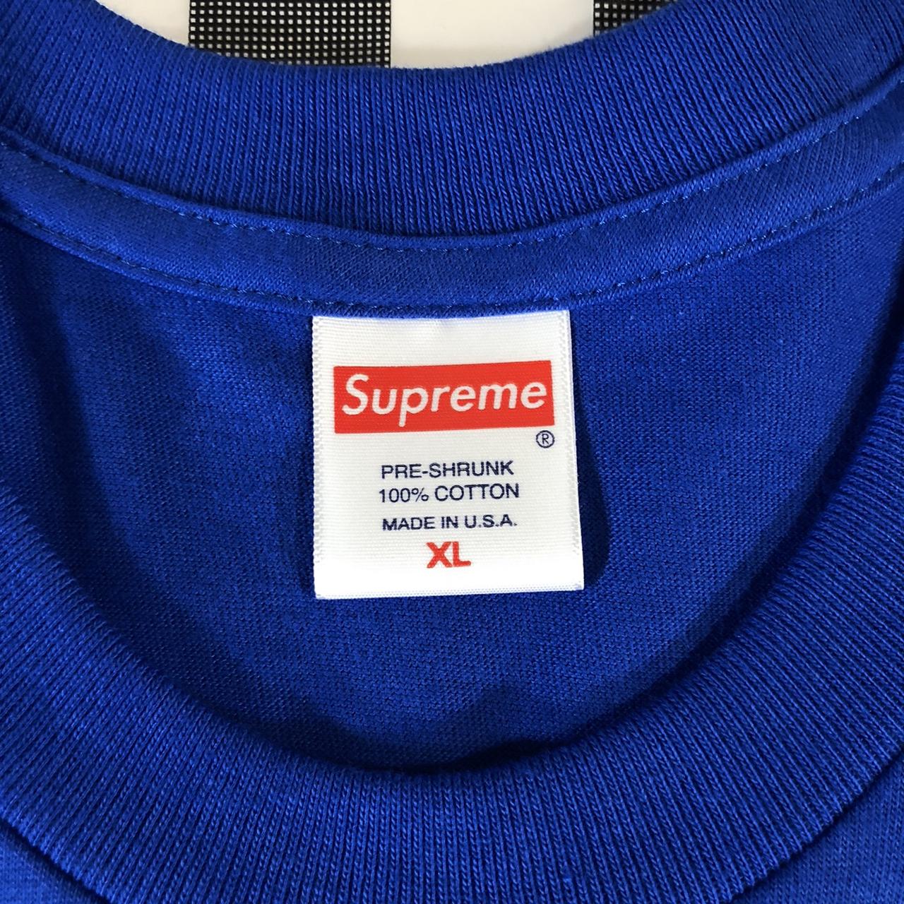 Supreme Kmart 2017 Blank Blue T Shirt Short, 52% OFF