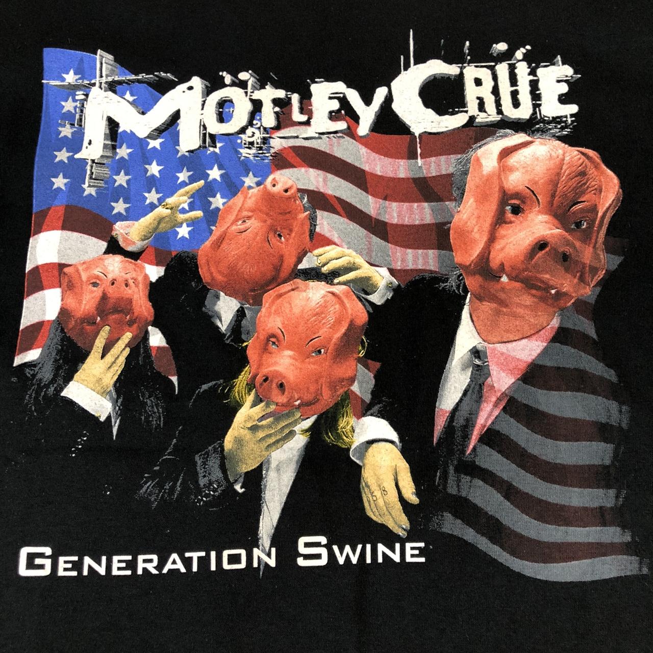 Motley Crue Generation Swine Pig 1997 Heavy Metal | Depop
