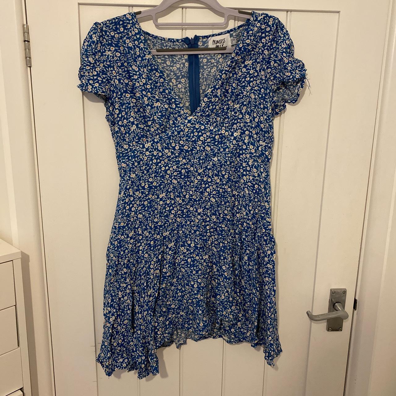 Princess polly blue mini dress - Depop