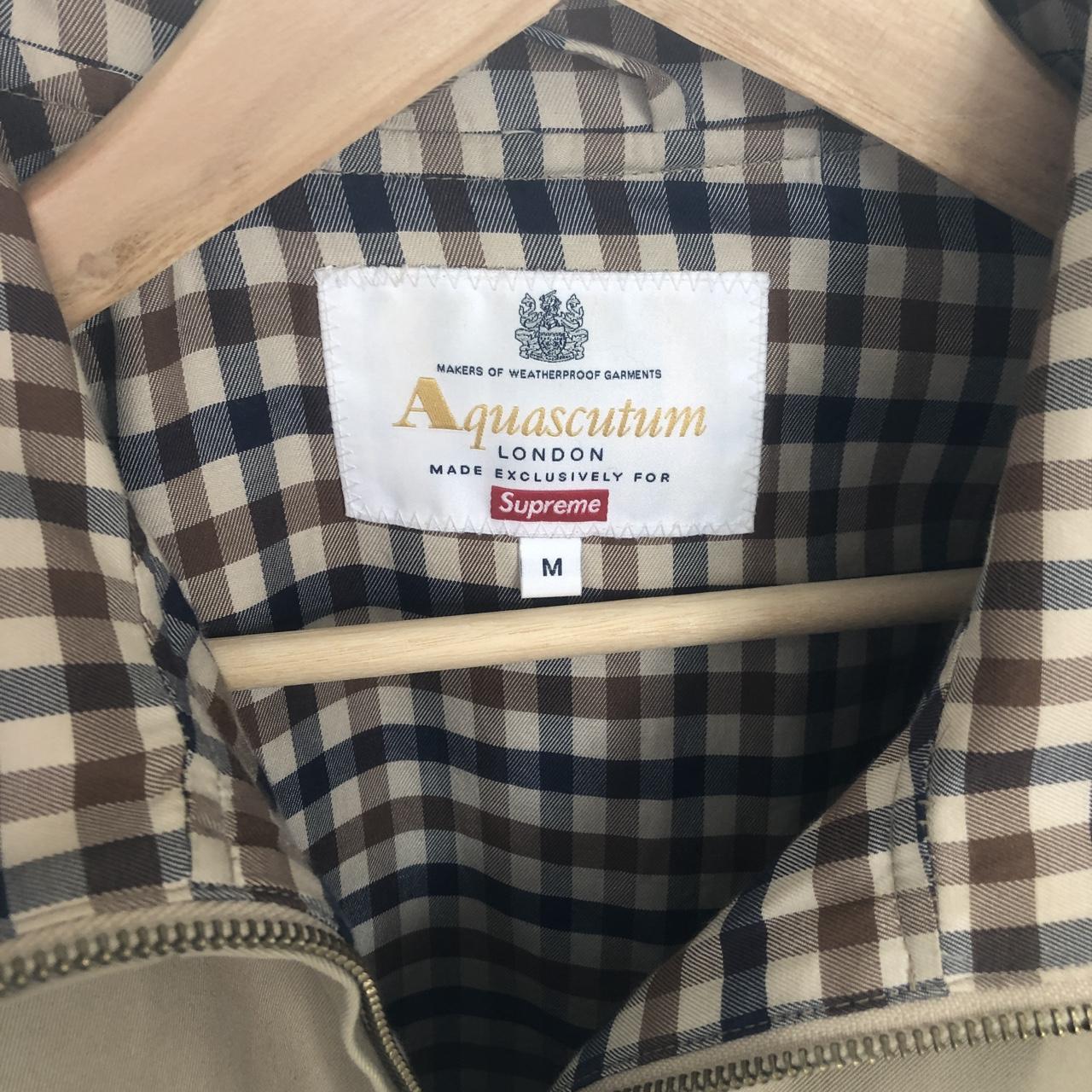 Supreme x Aquascutum waterproof Harrington jacket