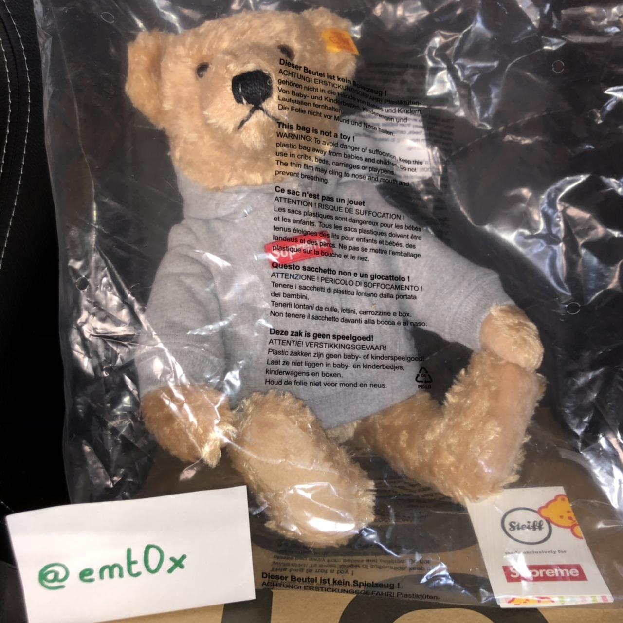 Supreme teddy on sale bear retail price