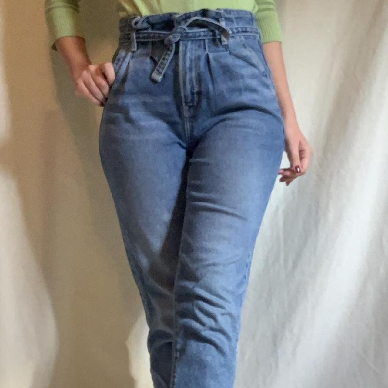 hollister paperbag jeans