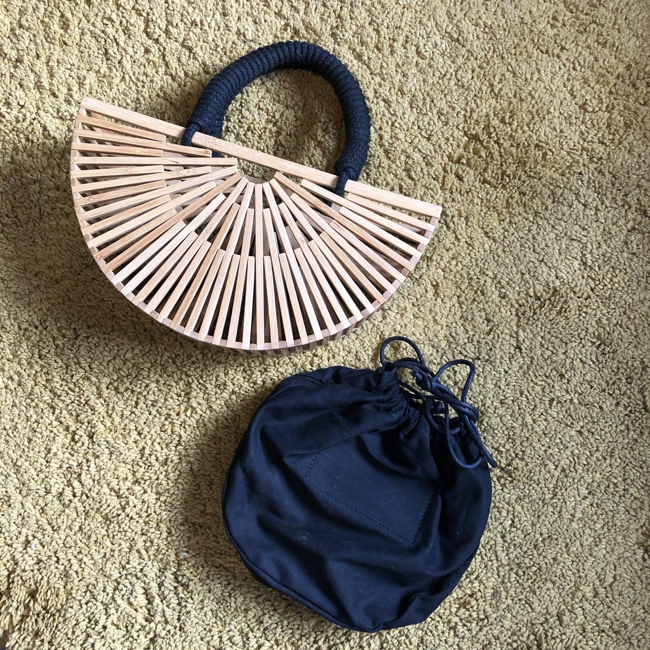 TOPSHOP CRETE Wooden grab bag. 100 Bamboo