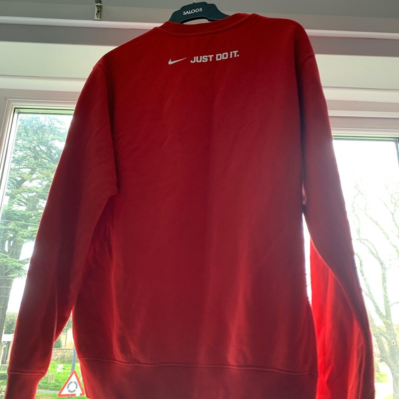 mens nike just do it sweatshirt