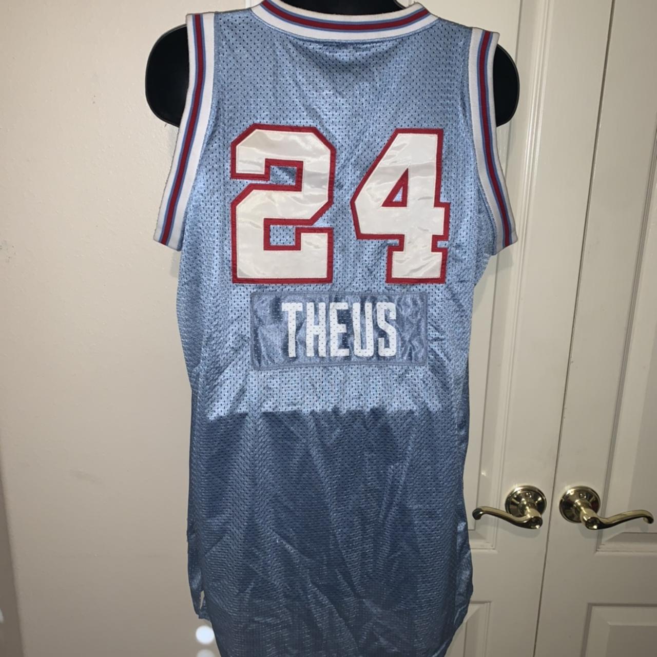 VINTAGE REGGIE THEUS SACRAMENTO KINGS 1987-88 MITCHELL & NESS