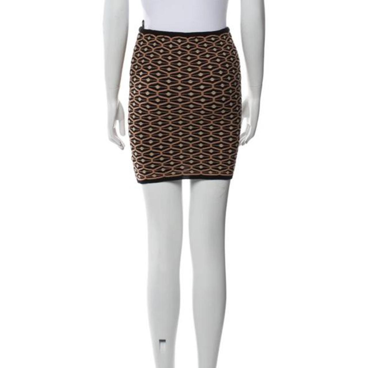 Missoni Women's Brown and Tan Skirt