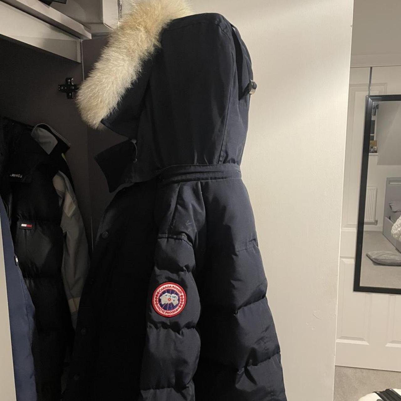 Navy Canada goose Wyndham parka Size S tight... - Depop