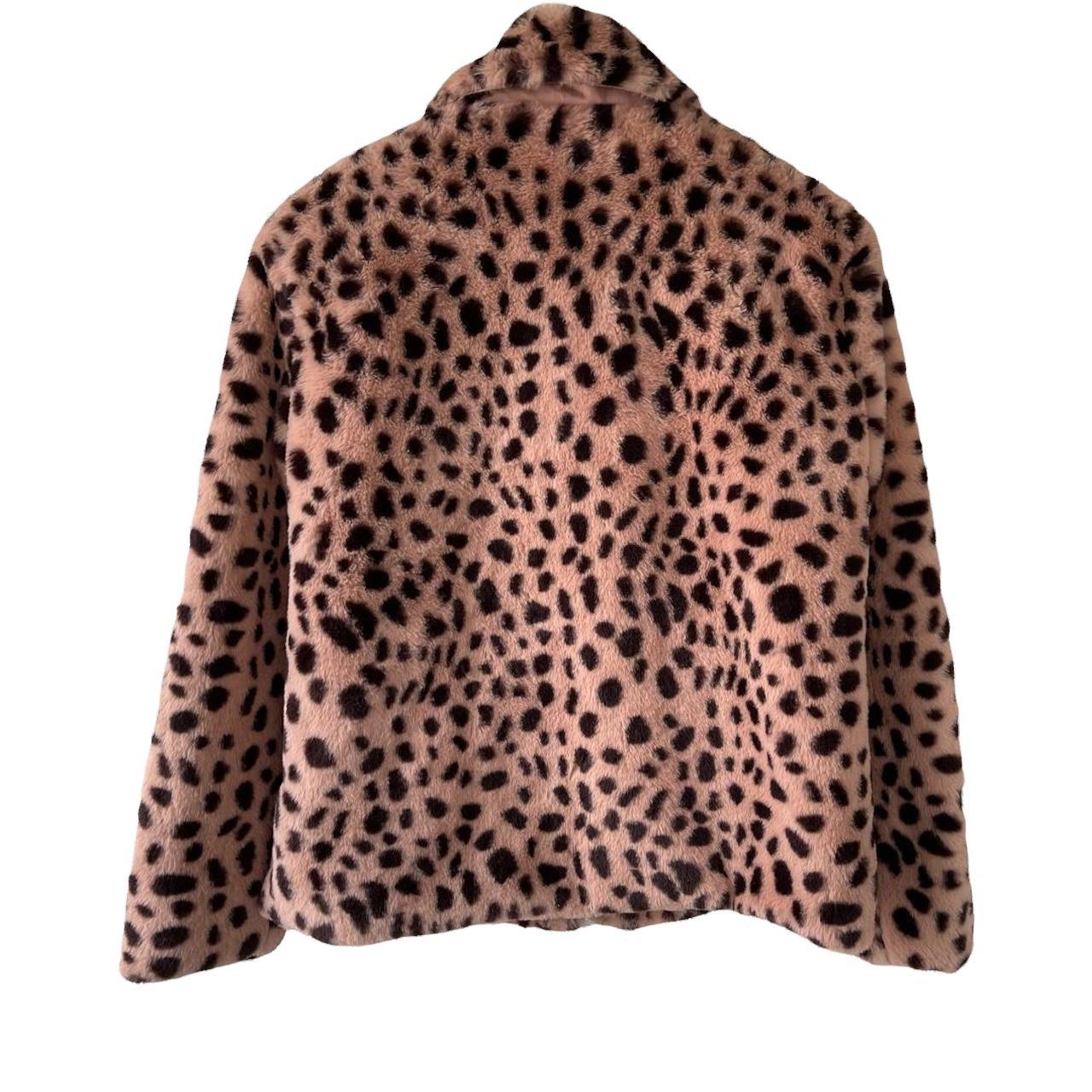 Faux Fur Leopard Print Jacket Soft and Fluffy CHECK... - Depop