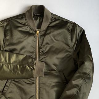 ACNE STUDIOS SELO BOMBER JACKET OLIVE 44 | contamination.zone