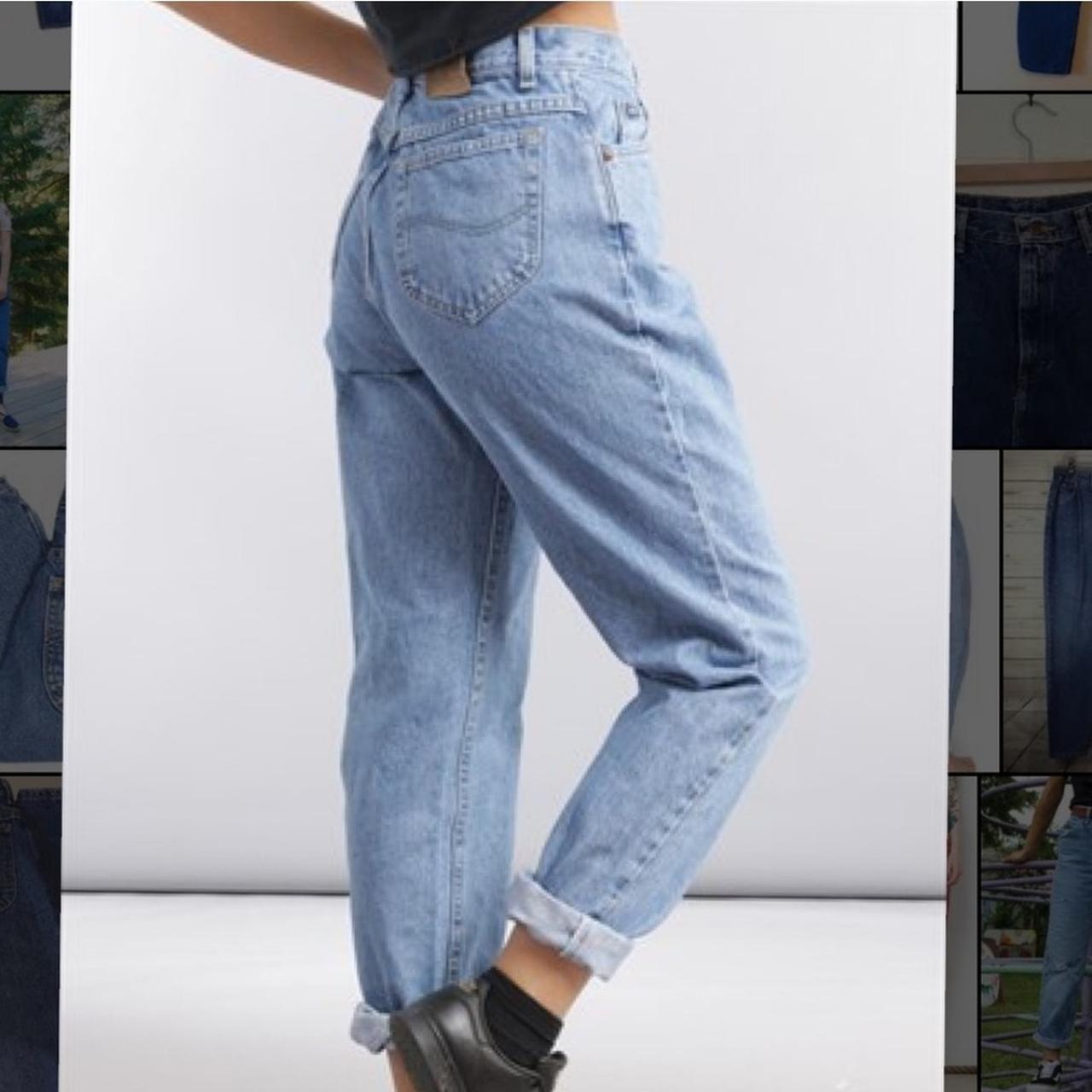 lee high waisted mom jeans