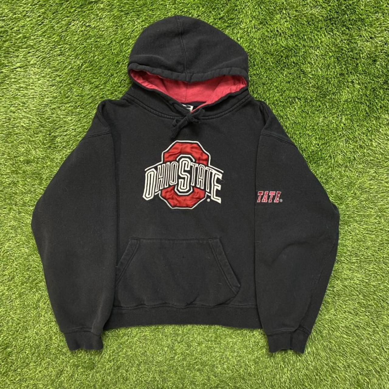 Men's Red and Black Hoodie