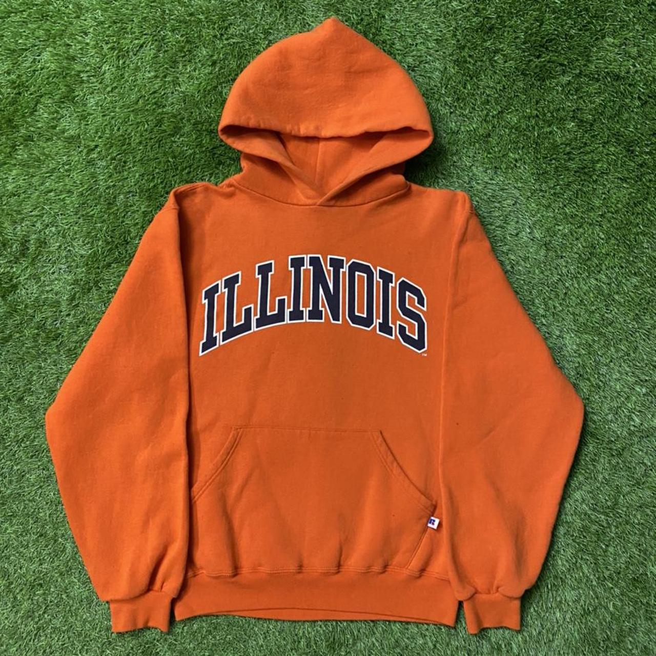 Vintage University of Illinois Hoodie! Condition:... - Depop