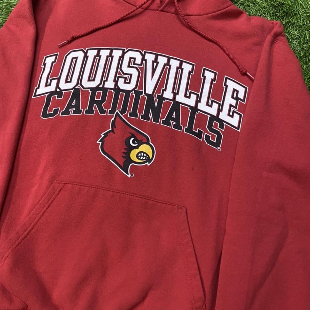 Gray Champion University of Louisville sweatshirt. - Depop