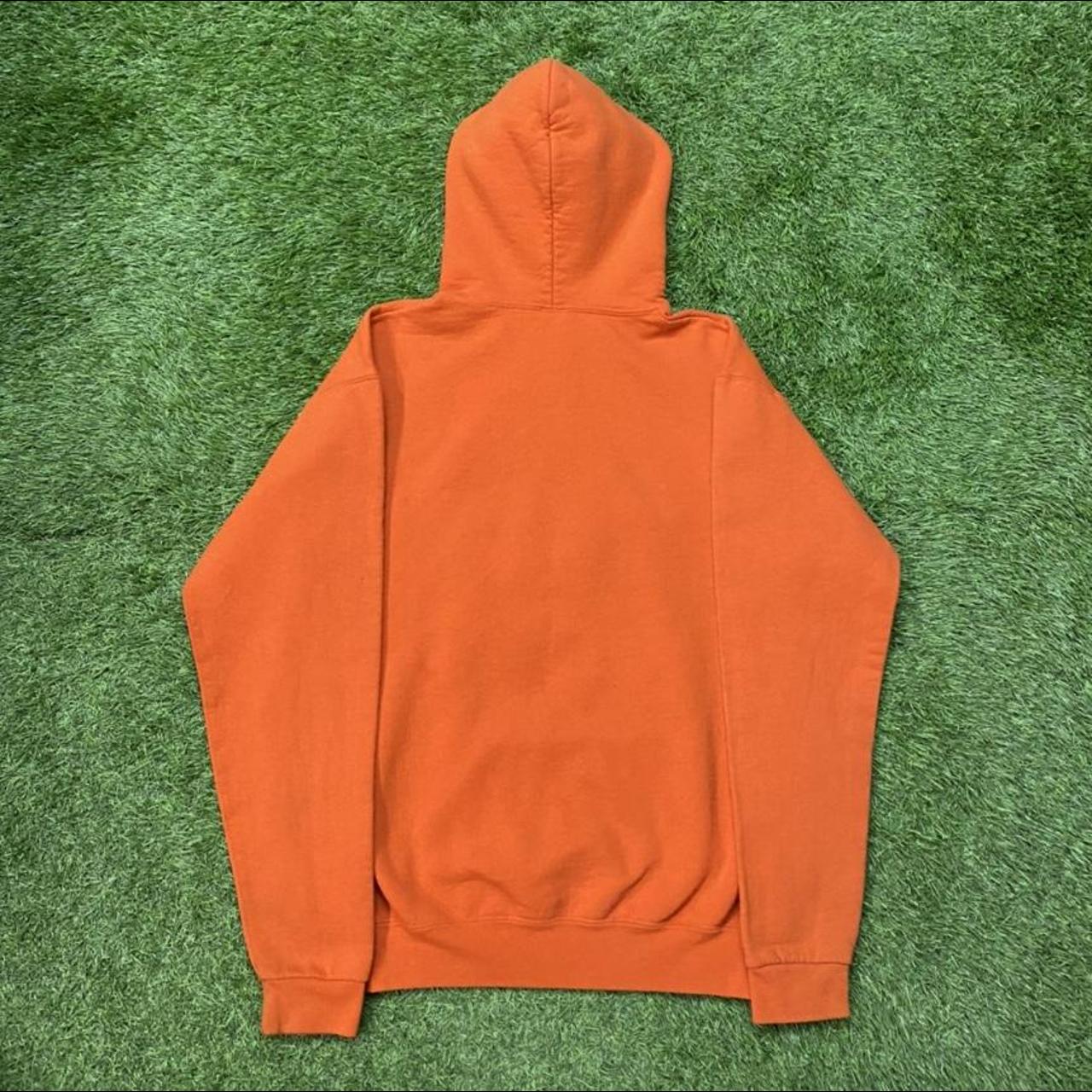 Chicago Bears NFL Men's Sz Large Orange￼ Hoodie Hooded Sweatshirt  Vintage