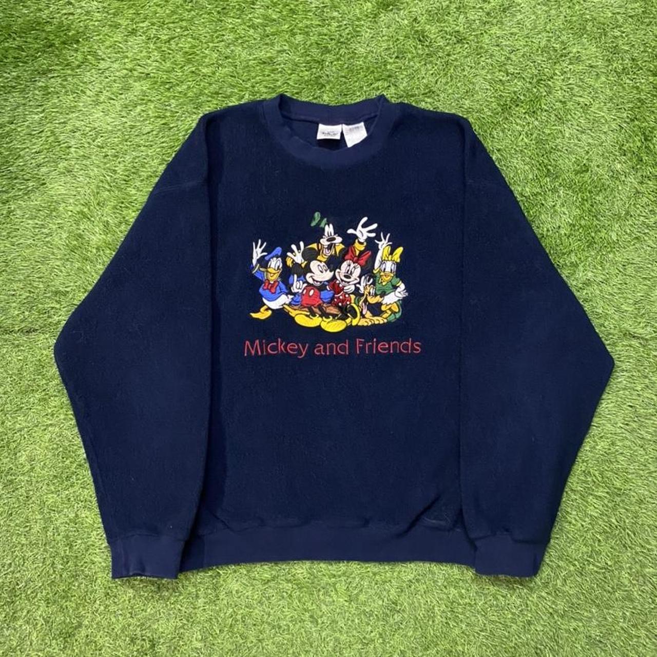 Vintage Walt Disney Mickey and Friends Fleece... Depop