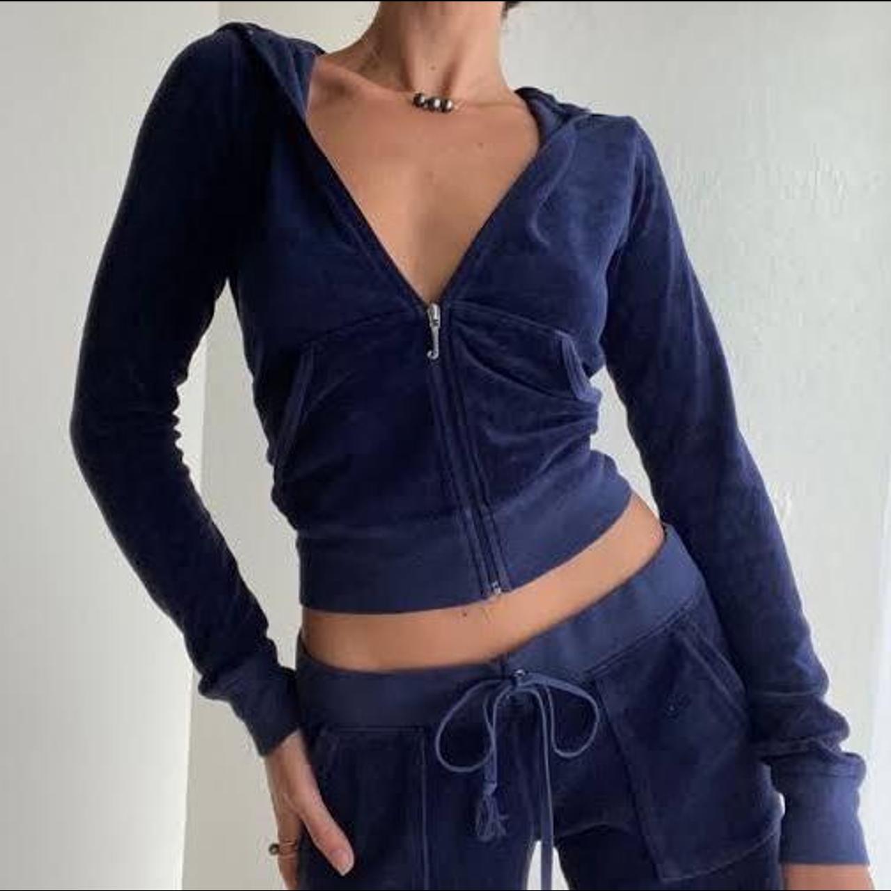 JUICY COUTURE TRACKSUIT JACKET Authentic velvet... Depop