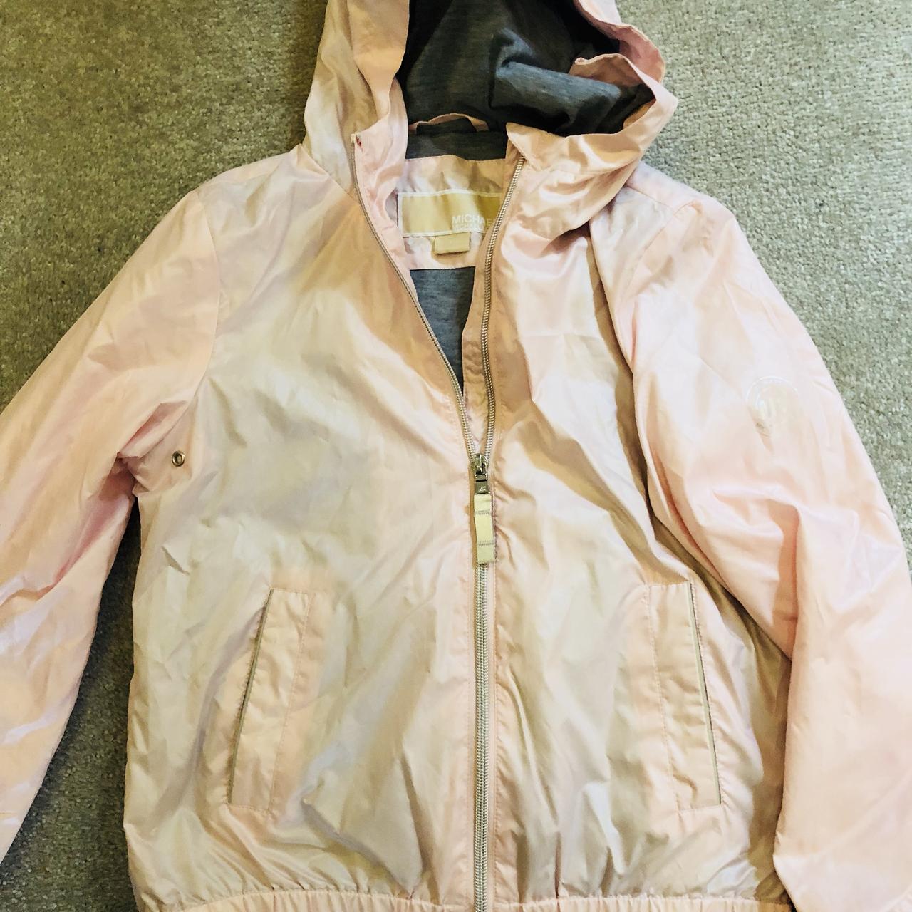 Michael kors pink on sale raincoat