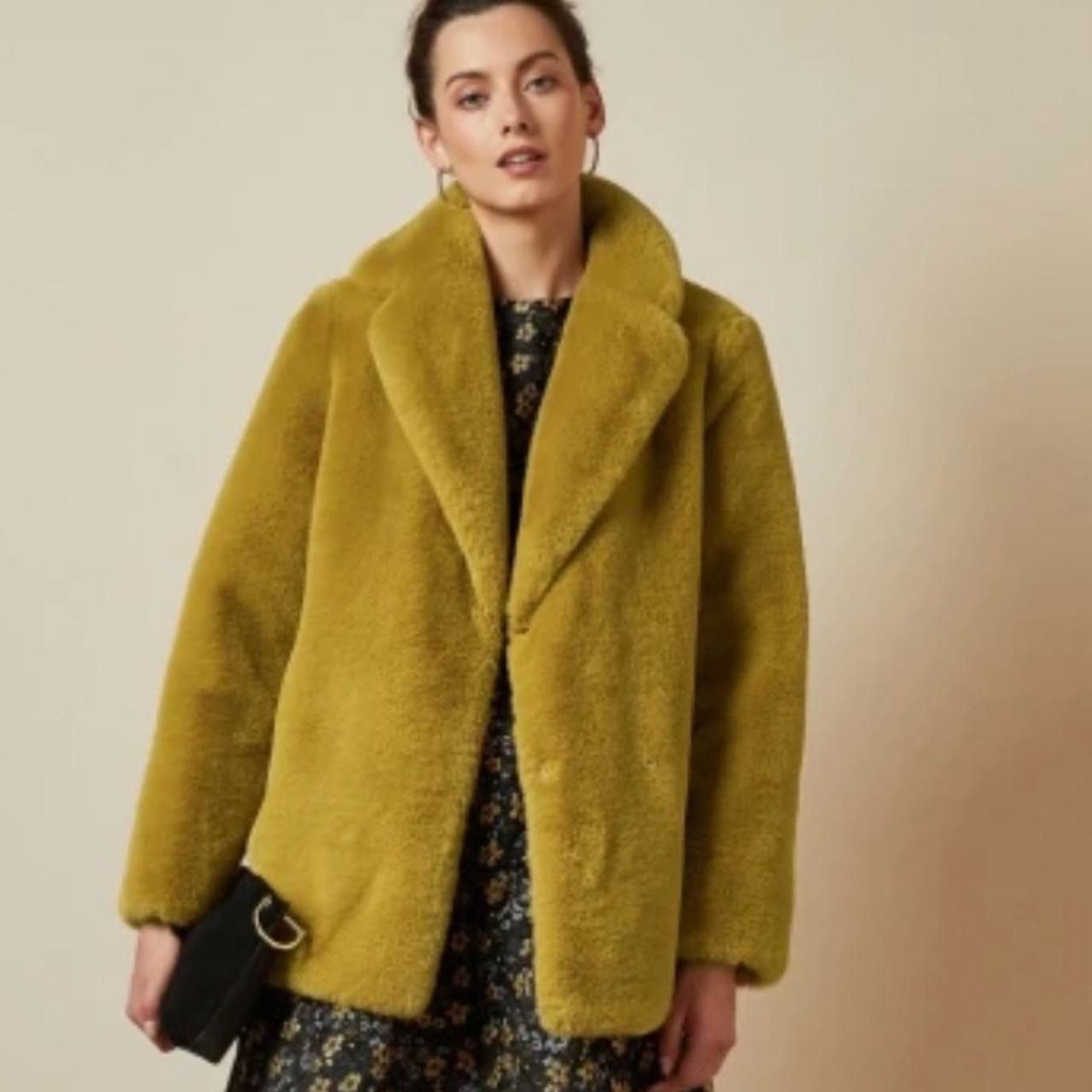 ted baker mustard coat