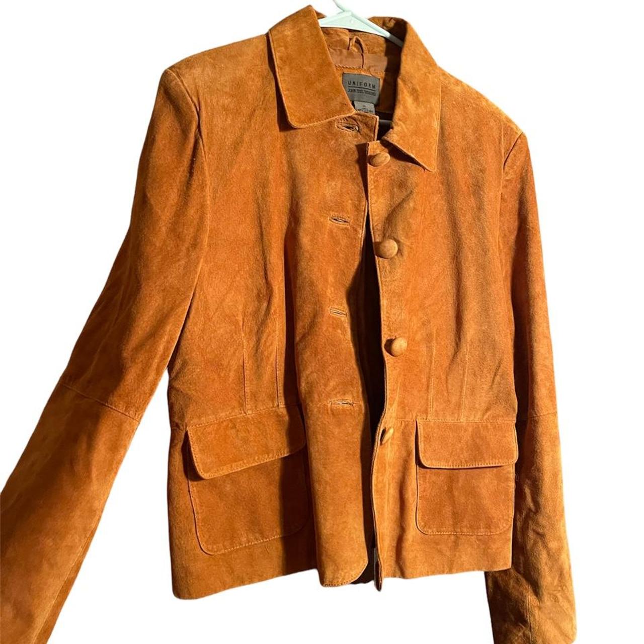 Genuine Leather Jacket Uniform / John Paul... Depop