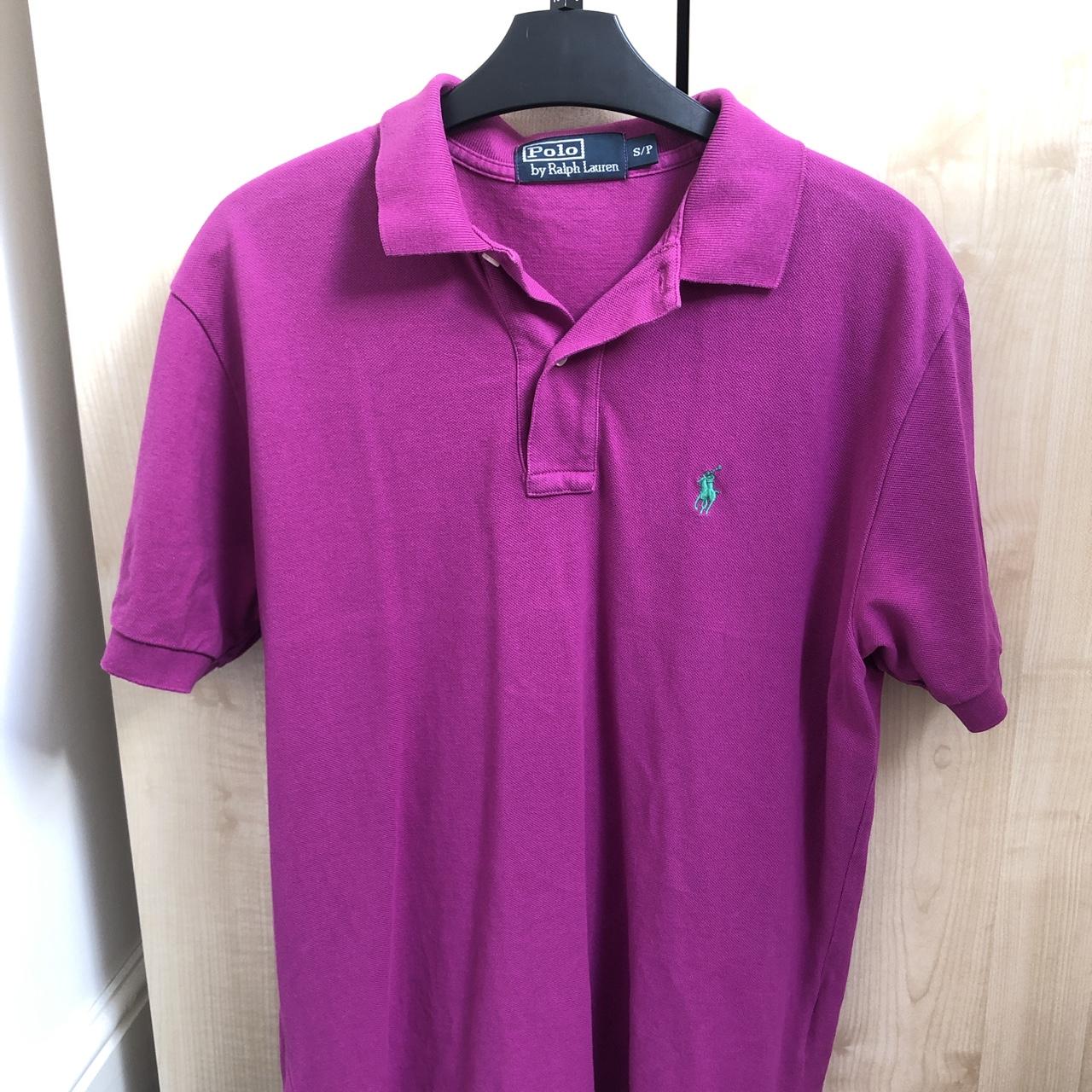 Kanye West style Ralph Lauren Polo shirt in bright - Depop