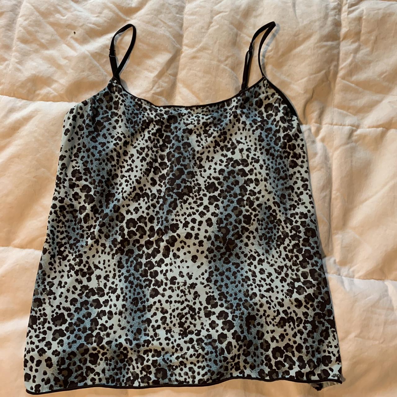 Leopard/ Cheetah print silk satin cami going out... - Depop