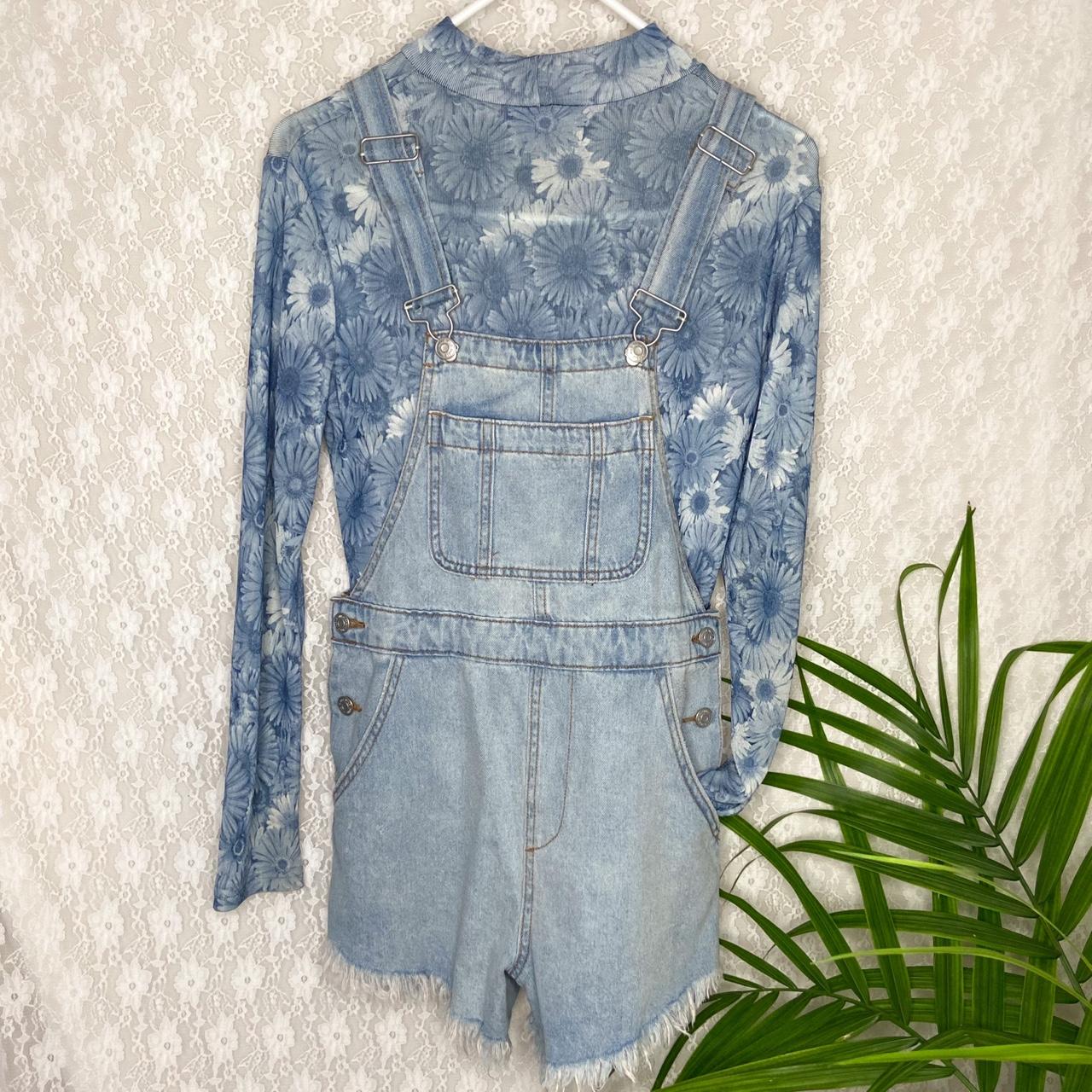 Target Women's Blue Dungareesoveralls Depop