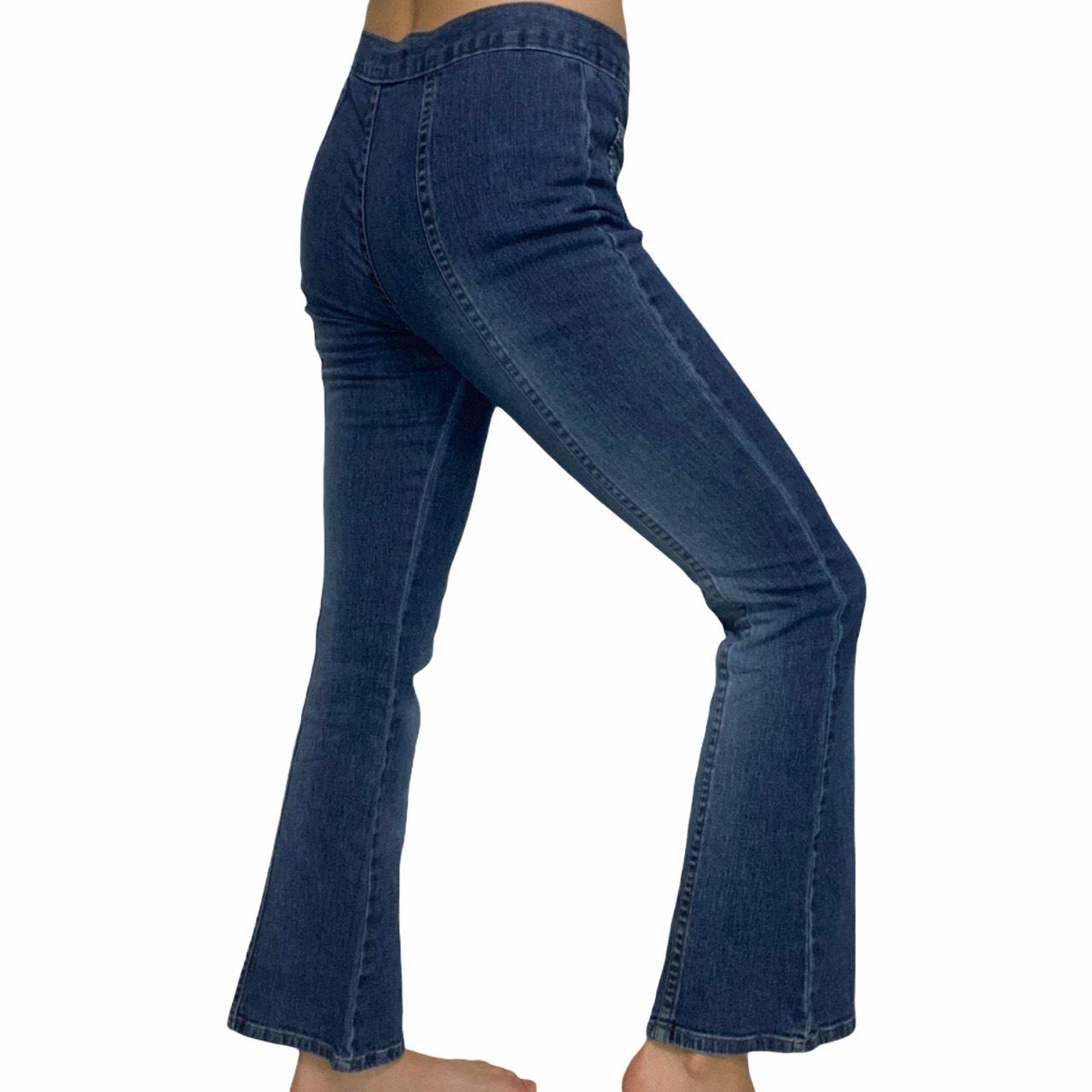 Vintage Guess Flare Jeans No back pockets Size 16... - Depop