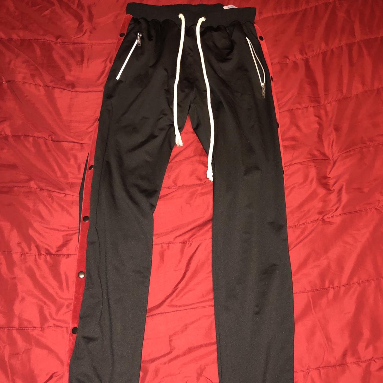 Boohooman discount red joggers