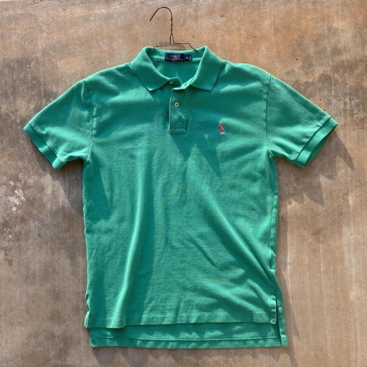 Green Ralph Lauren polo shirt Used but plenty of... Depop