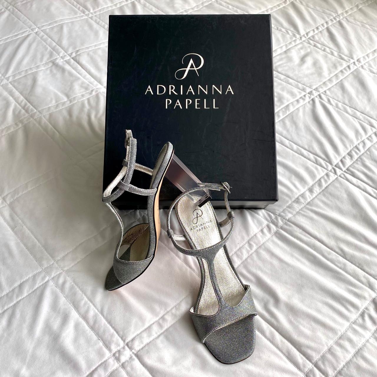 Adrianna papell hot sale silver heels