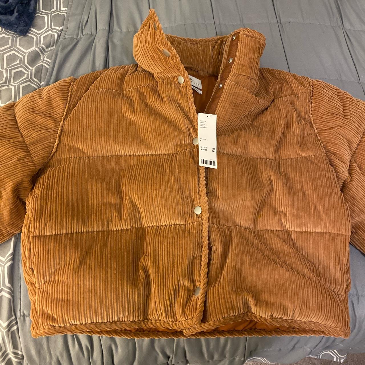 Urban outfitters corduroy hot sale puffer jacket