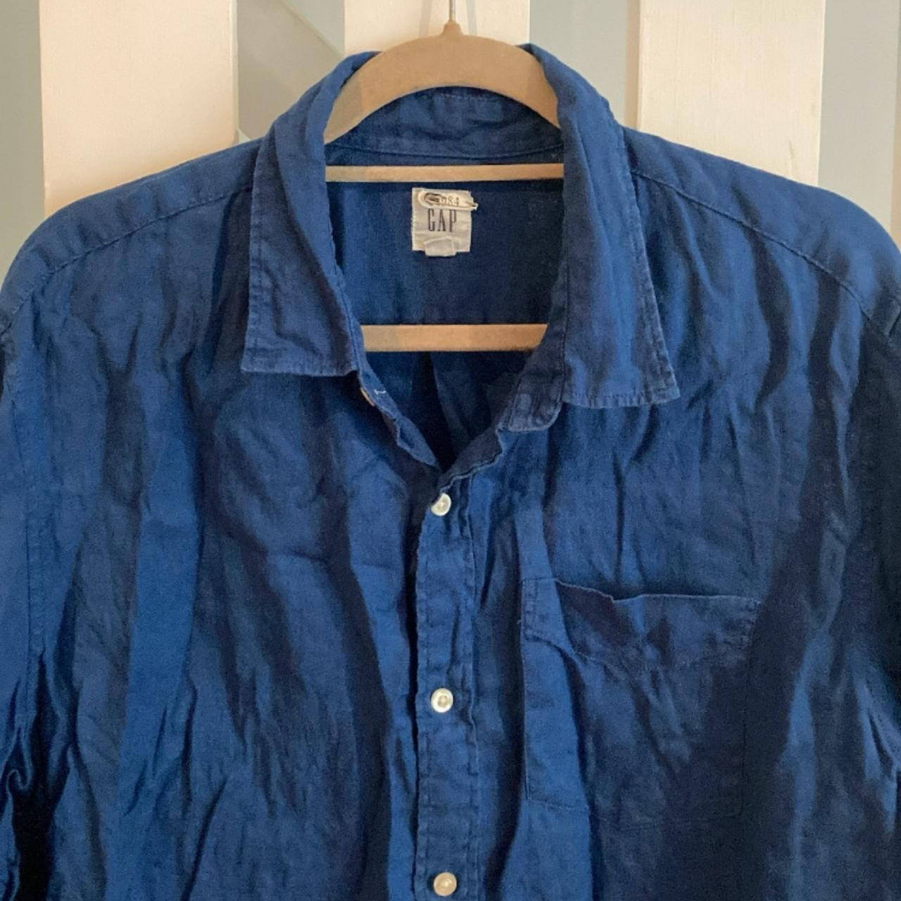 Gap Men's Blue Shirt | Depop