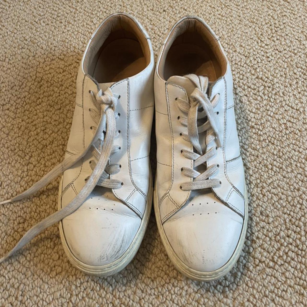 White GREATS brand shoes. Slight signs of wear.... - Depop