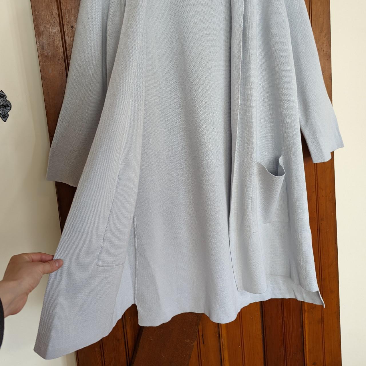 Eileen Fisher Women S Grey Cardigan Depop